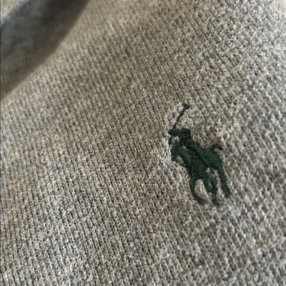Ralph Lauren Polo Heather Gray Full Zip Jacket - Picture 3 of 7